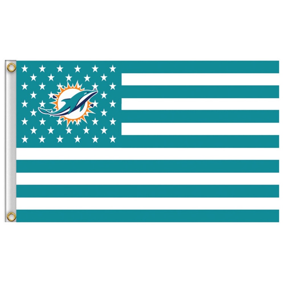 Miami Dolphins American 3x5 Foot Flag